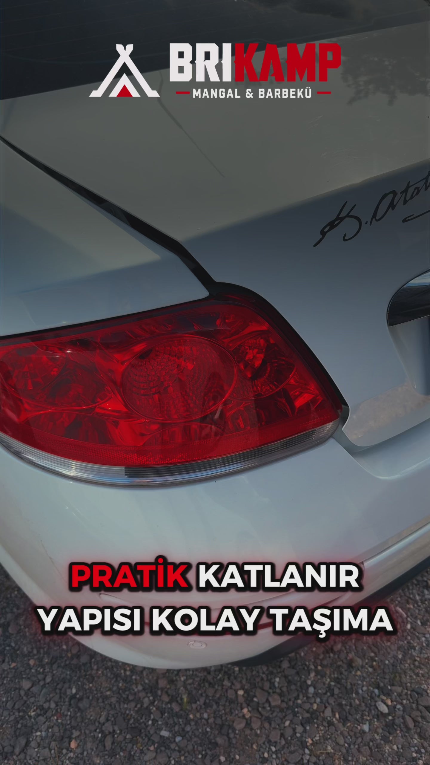 Katlanabilir Portatif Mangal